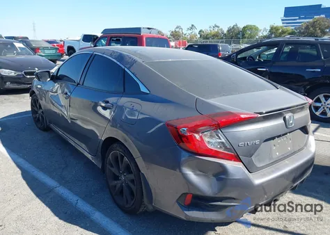 2021 Honda Civic Sport z USA, uszkodzony, nr VIN 2HGFC2F86MH516036